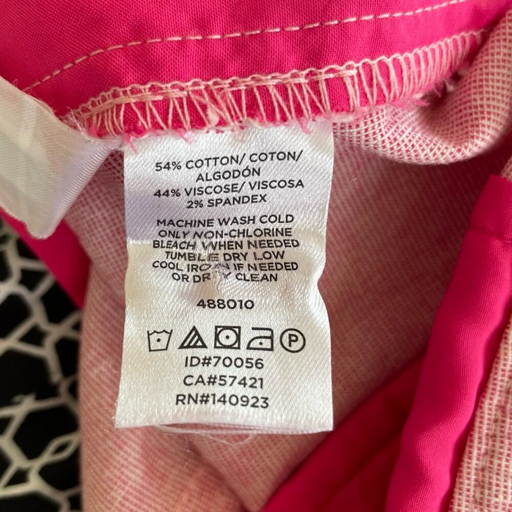 LOFT Pink Ruffle Hem Shorts Size 4 NWOT - Picture 8 of 11